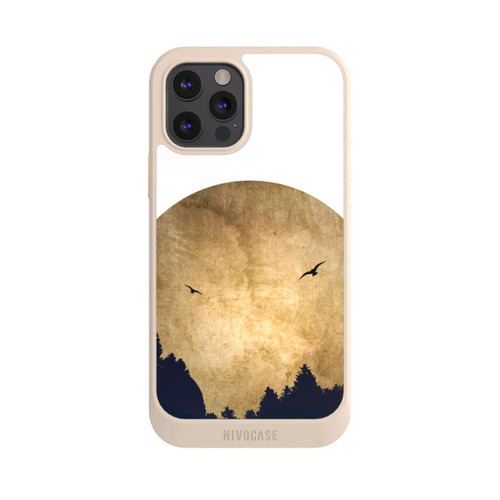 Apple iPhone 12 Pro NIVOcore Zwei Vögel vor Mond