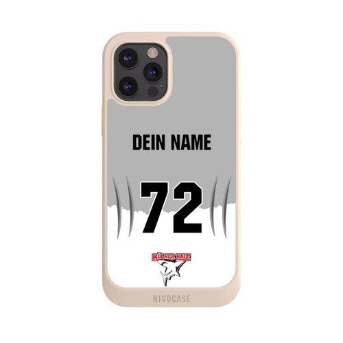 Apple iPhone 12 Pro NIVOcore Kölner Haie Trikotmotiv Personalisierbar