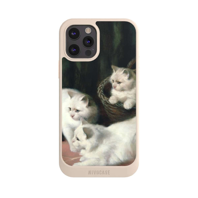 iPhone 12 Pro NIVOcore Three White Angora Kittens
