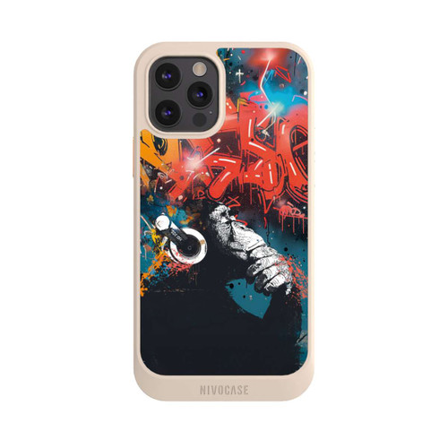 Apple iPhone 12 Pro NIVOcore Affe Stereo Kopfhörer Graffiti Street Art