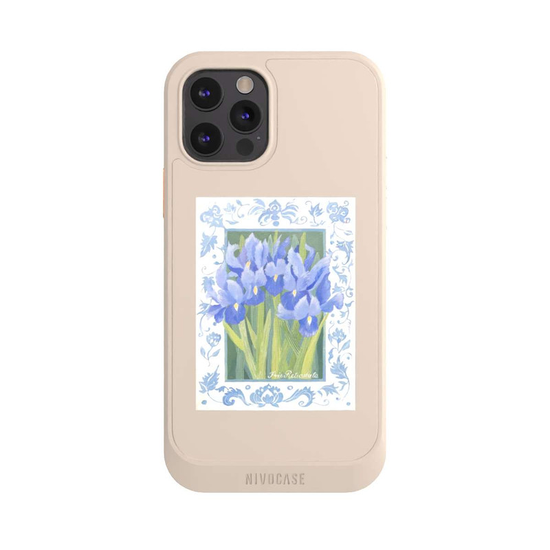 iPhone 12 Pro NIVOcore Blue Iris, by Jennifer Abbott
