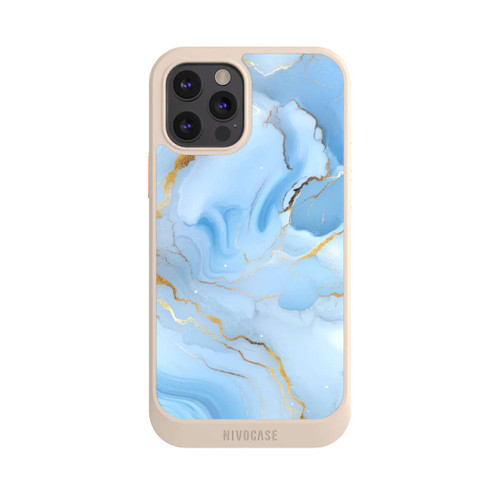 Apple iPhone 12 Pro NIVOcore Blauer Marmor