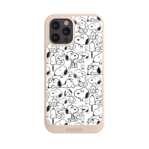 Apple iPhone 12 Pro NIVOcore Classic Snoopy Pattern White