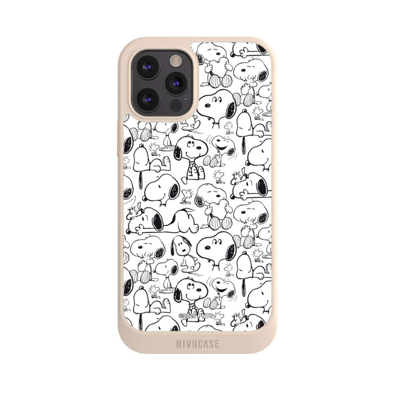 iPhone 12 Pro NIVOcore Classic Snoopy Pattern White