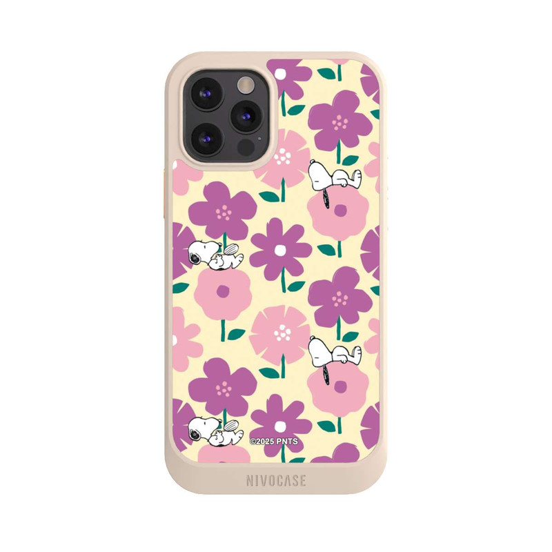 iPhone 12 Pro NIVOcore Peanuts Flower Pattern Yellow