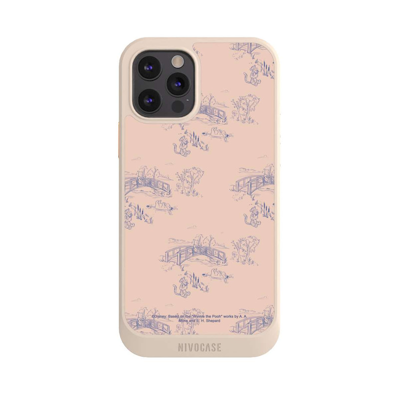 iPhone 12 Pro NIVOcore Winnie Puuh Keramik Muster Brücke Pink
