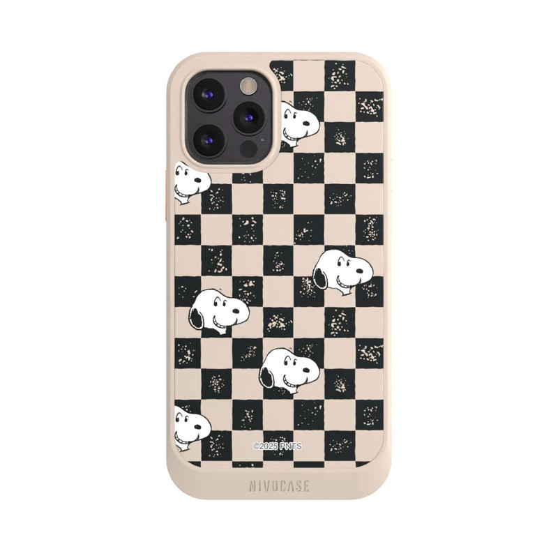 iPhone 12 Pro NIVOcore Snoopy Checked Pattern