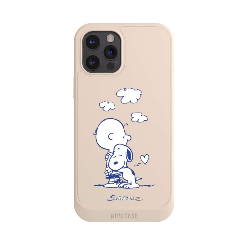 iPhone 12 Pro NIVOcore Peanuts Charlie Brown Snoopy Hug Transparent
