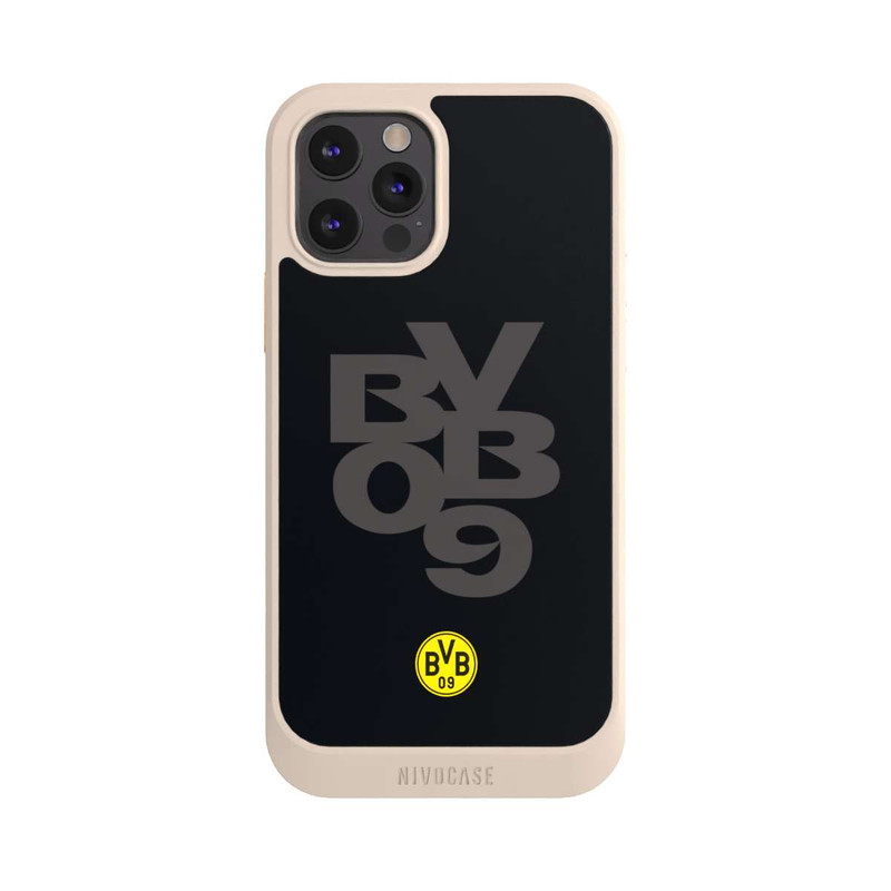 iPhone 12 Pro NIVOcore BVB09 Grau Schwarz