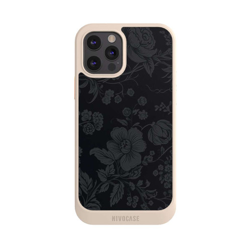 Apple iPhone 12 Pro NIVOcore Dunkle Blumen Vintageoptik