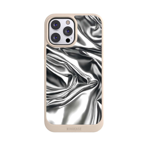 Apple iPhone 13 Pro Max NIVOcore Shiny Chrome Silver