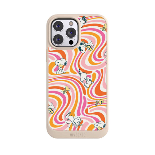 Apple iPhone 13 Pro Max NIVOcore Peanuts Hippie Pattern Orange