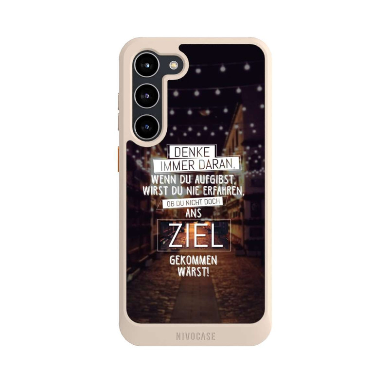 Galaxy S23 + NIVOcore Ins Ziel Gekommen