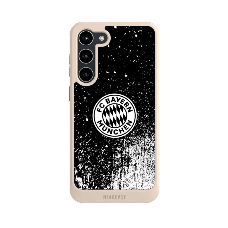 Galaxy S23 + NIVOcore Splatter Schwarz - FCB