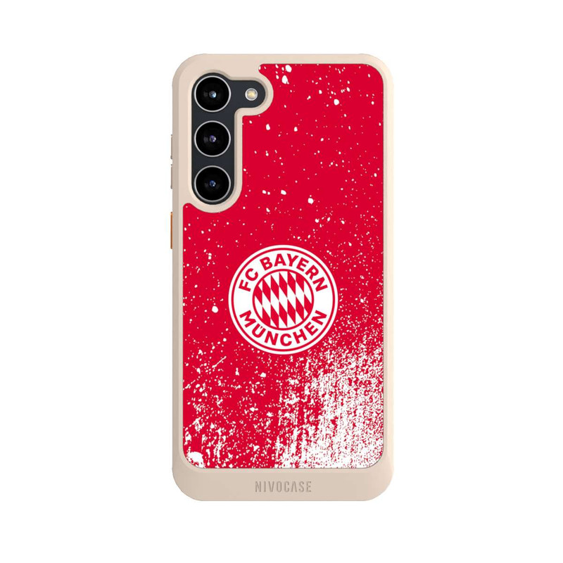 Galaxy S23 + NIVOcore Splatter Rot - FCB
