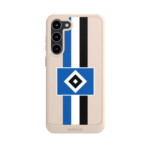 Samsung Galaxy S23+ NIVOcore HSV Streifen - Blau-Weiß-Schwarz - ohne Hintergrund