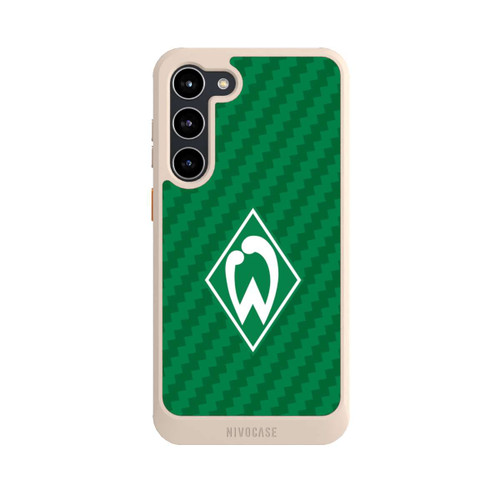 Samsung Galaxy S23+ NIVOcore Carbonlook - Werder Bremen