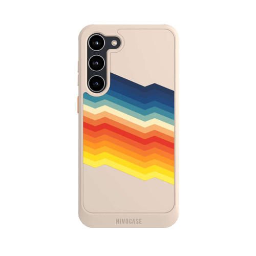 Samsung Galaxy S23+ NIVOcore Abstrakter Regenbogen