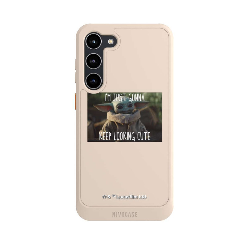 Galaxy S23 + NIVOcore Star Wars The Child Cute Transparent