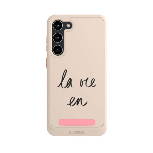 Samsung Galaxy S23+ NIVOcore La vie en Rosa Transparent