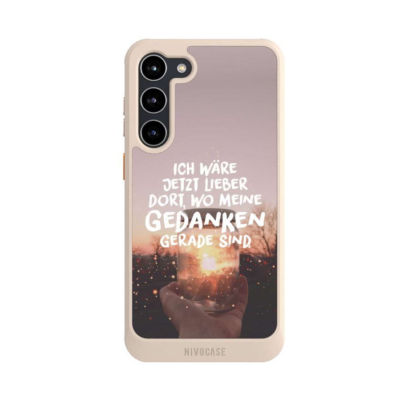 Galaxy S23 + NIVOcore Ich Wäre Jetzt Lieber Dort