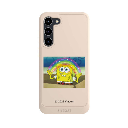 Samsung Galaxy S23+ NIVOcore Spongebob - Regenbogen Meme transparent