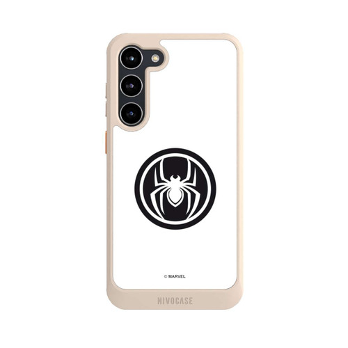 Samsung Galaxy S23+ NIVOcore Spider-Man Logo White