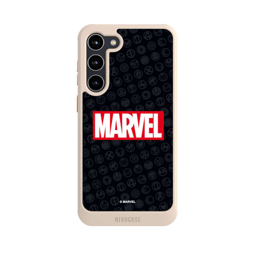Samsung Galaxy S23+ NIVOcore Marvel Logo Black Red 