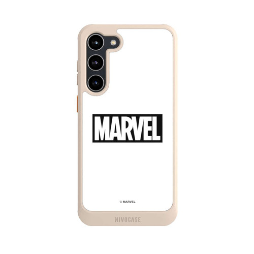 Samsung Galaxy S23+ NIVOcore Marvel Logo White