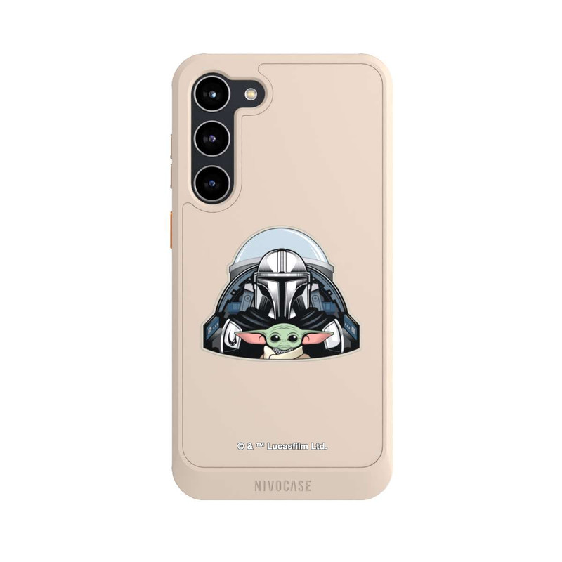 Galaxy S23 + NIVOcore Mando und Grogu Transparent