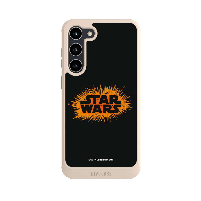Galaxy S23 + NIVOcore Star Wars Logo Orange Halloween Explosion