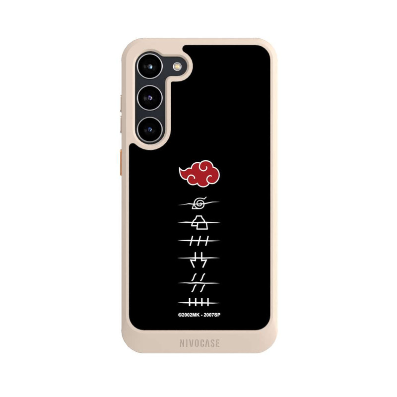 Galaxy S23 + NIVOcore Akatsuki Mitgliedssymbole Schwarz