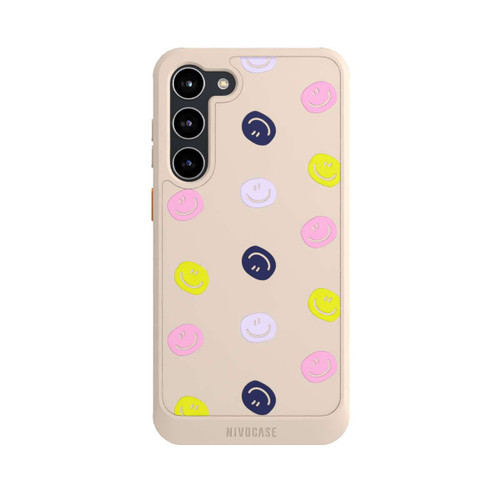 Samsung Galaxy S23+ NIVOcore Smile Muster Rosa