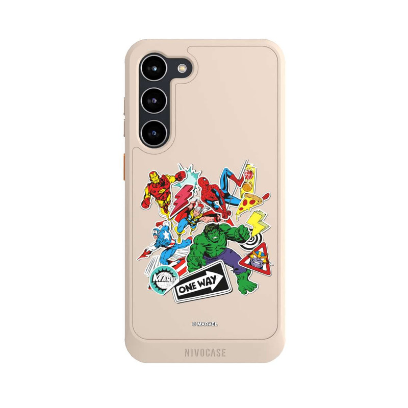 Galaxy S23 + NIVOcore Capitan American Shield Transp