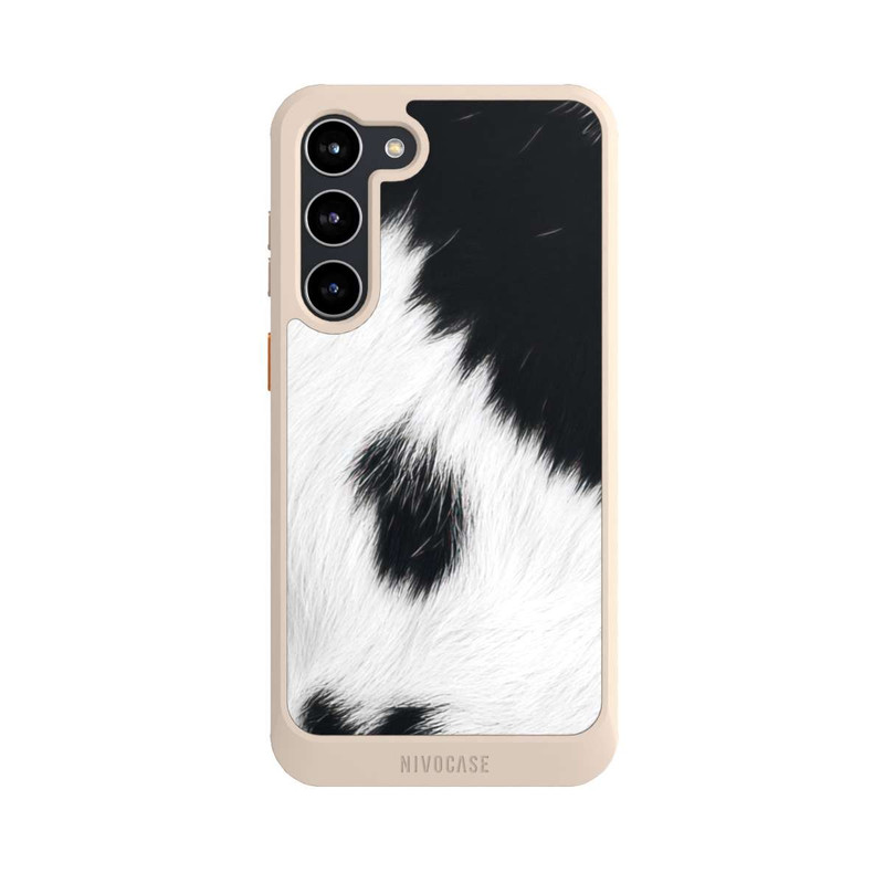 Galaxy S23 + NIVOcore Tierfell Kuh Druck