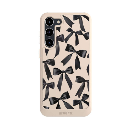 Samsung Galaxy S23+ NIVOcore Schwarze Satinschleifen
