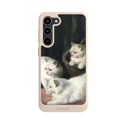 Samsung Galaxy S23+ NIVOcore Three White Angora Kittens