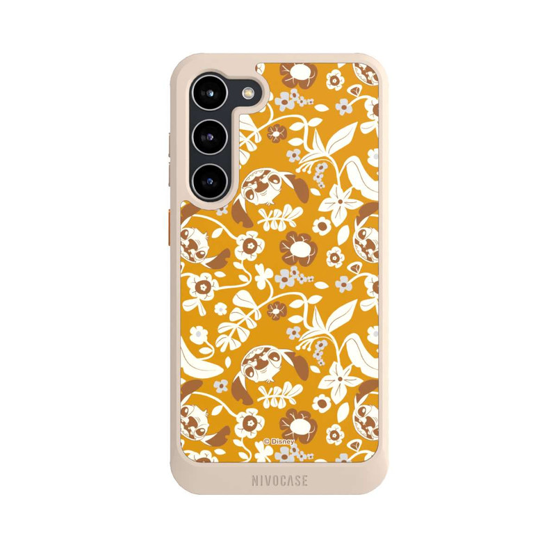 Galaxy S23 + NIVOcore Stitch Floral Mustard Pattern