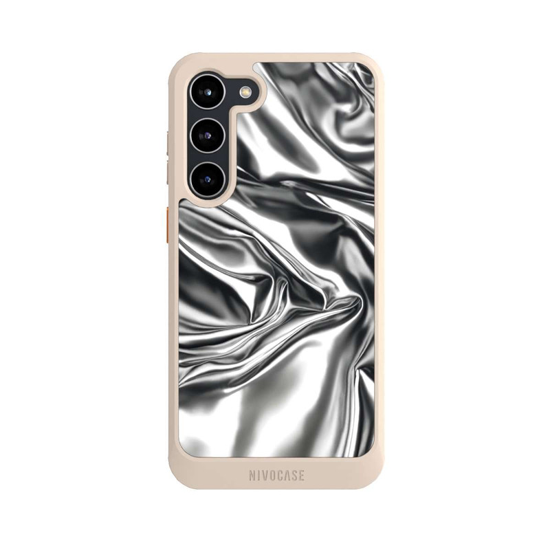 Galaxy S23 + NIVOcore Shiny Chrome Silver