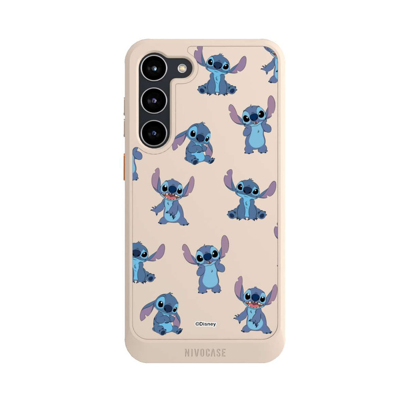Galaxy S23 + NIVOcore Stitch Faces Pattern Transparent