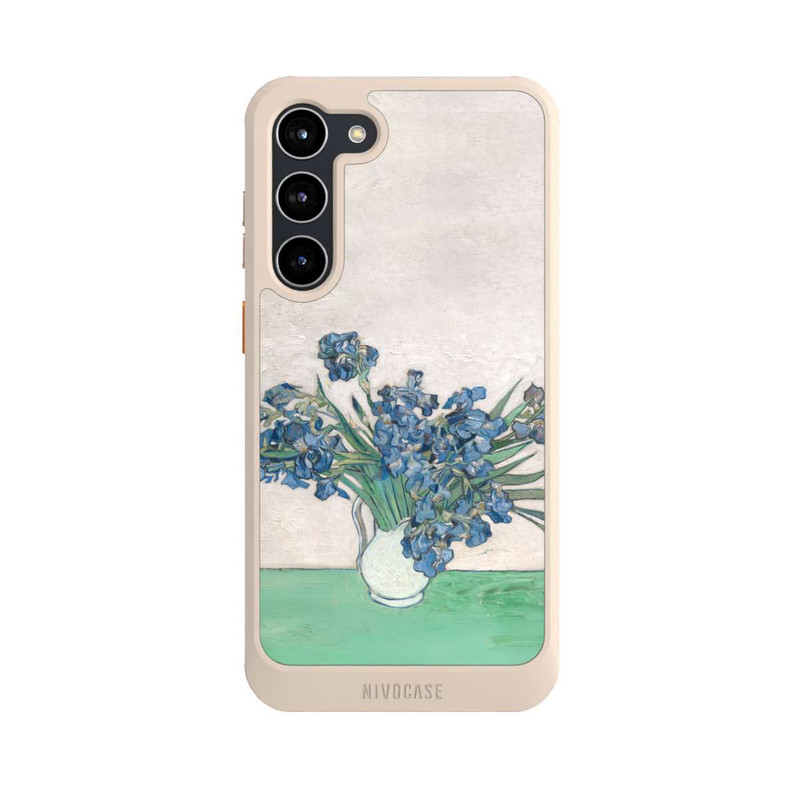 Galaxy S23 + NIVOcore Irises, by Vincent Van Gogh