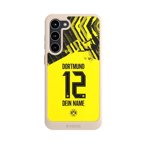 Samsung Galaxy S23+ NIVOcore BVB Trikot Personalisierbar 25-26