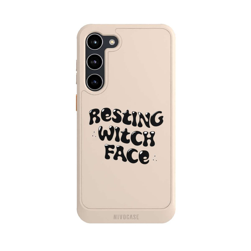 Galaxy S23 + NIVOcore Resting Witch Face Transparent