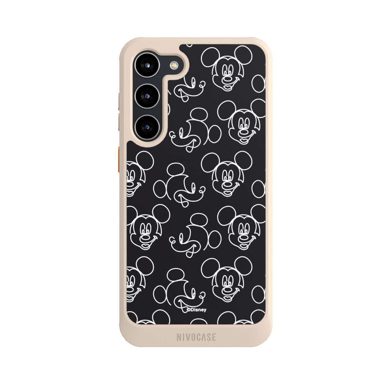 Galaxy S23 + NIVOcore Disney Mickey Muster Schwarz