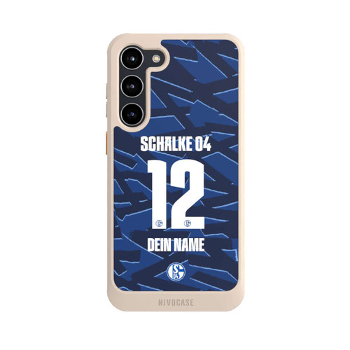 Samsung Galaxy S23+ NIVOcore Schalke 04 Trikot Personalisierbar 25-26