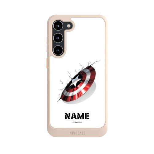 Samsung Galaxy S23+ NIVOcore Captain America Shield Personalisierbar