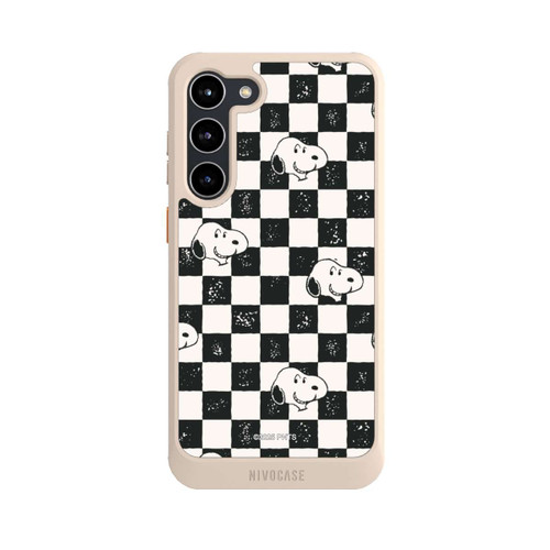 Samsung Galaxy S23+ NIVOcore Snoopy Heads Checked Pattern