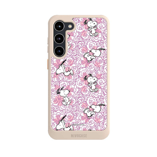 Samsung Galaxy S23+ NIVOcore Peanuts Pink Roses Pattern