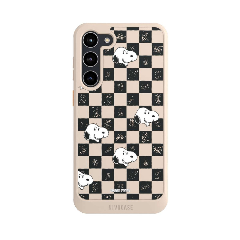 Galaxy S23 + NIVOcore Snoopy Checked Pattern