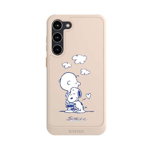 Samsung Galaxy S23+ NIVOcore Peanuts Charlie Brown Snoopy Hug Transparent